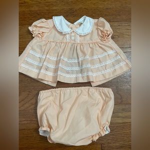 VINTAGE newborn/ baby 2piece set